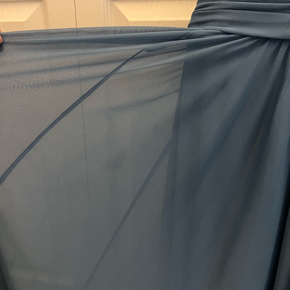 David’s Bridal Dusty Blue Bridesmaids dress - Picture 6 of 8